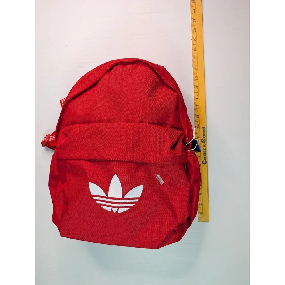 Adidas Adicolor Classic Unisex Backpack, 18.7L Laptop Storage Scarlet JX0215 NWT